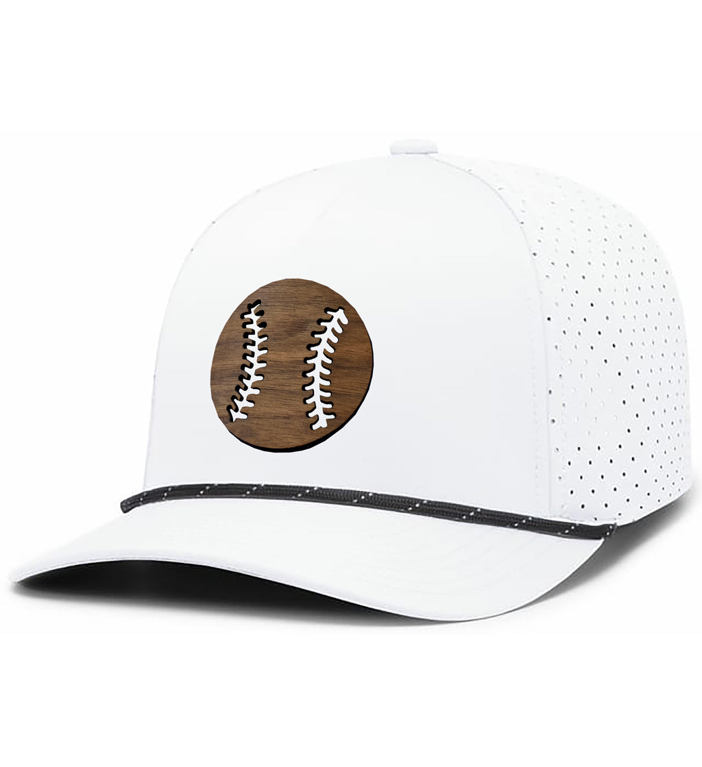 Baseball Patch Curved Performance Rope Hat