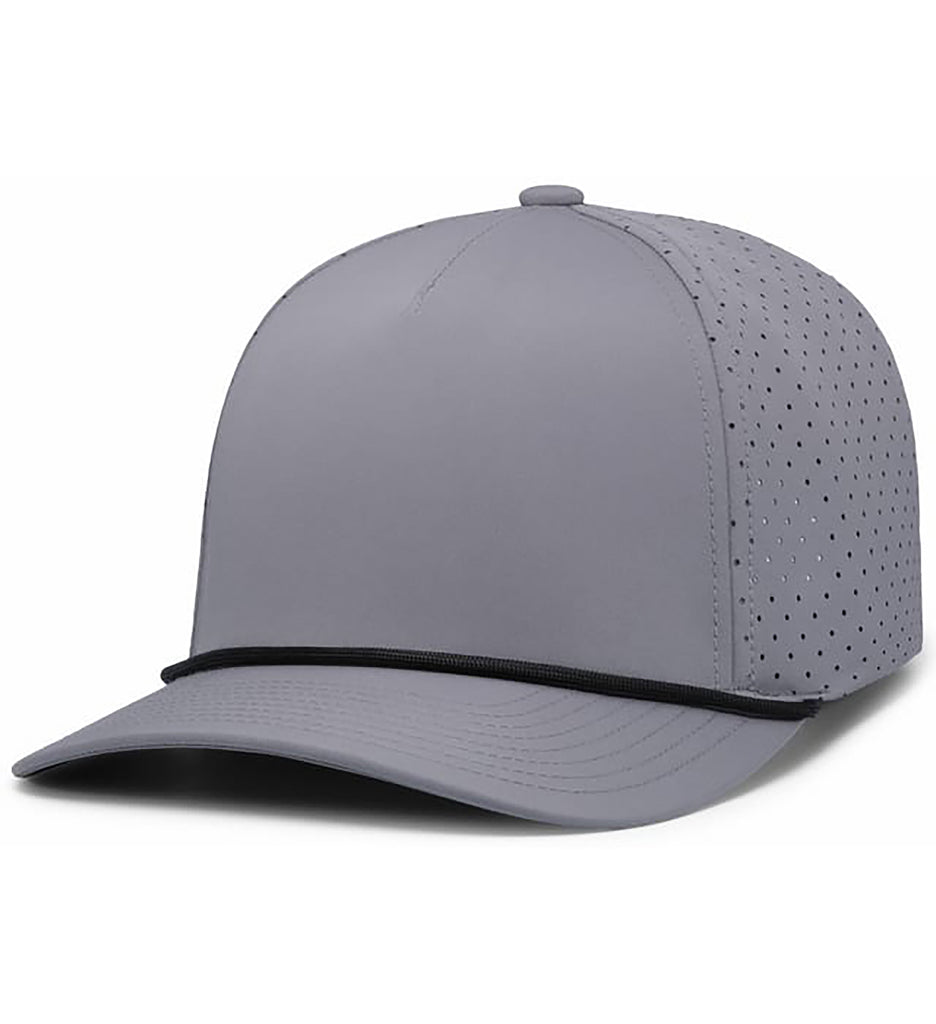 Florida Gator Leather Curved Performance Rope Hat