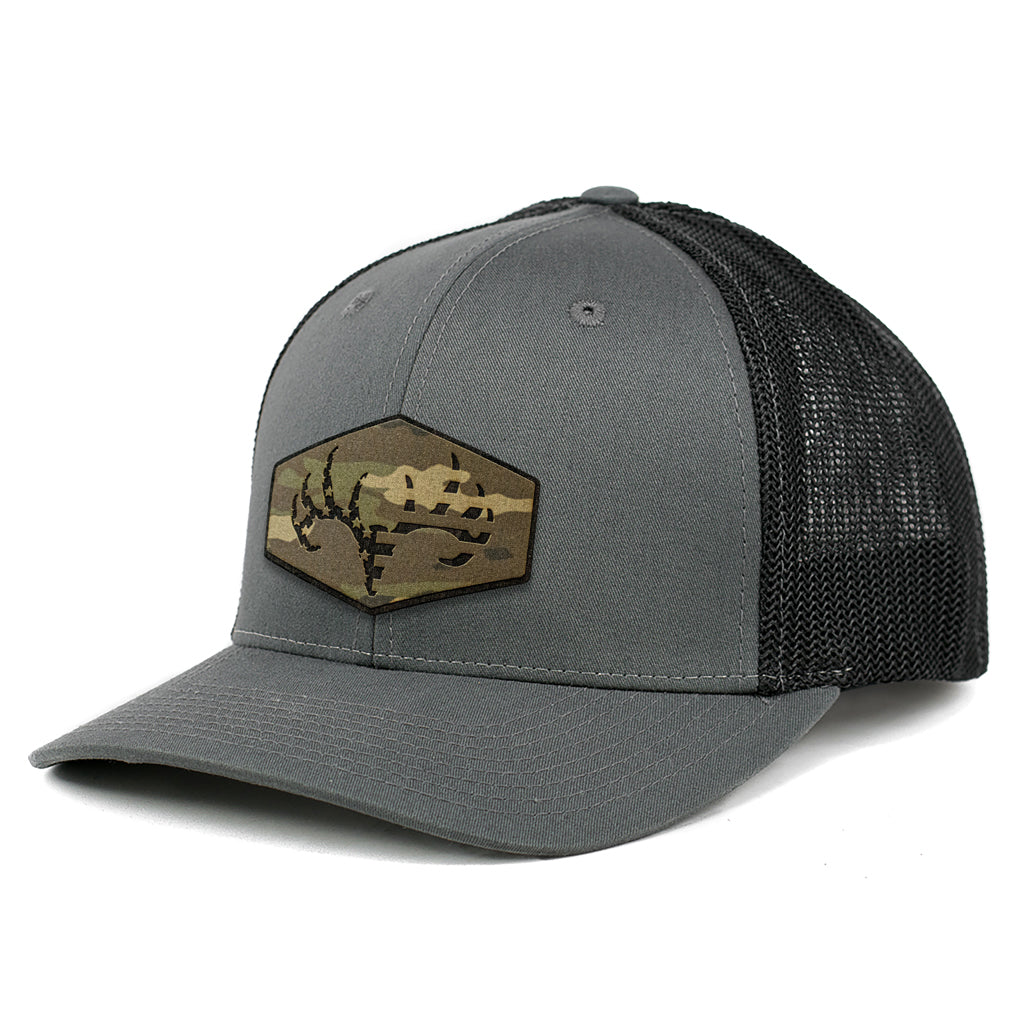 Freedom Stag Curved Bill Trucker Hat