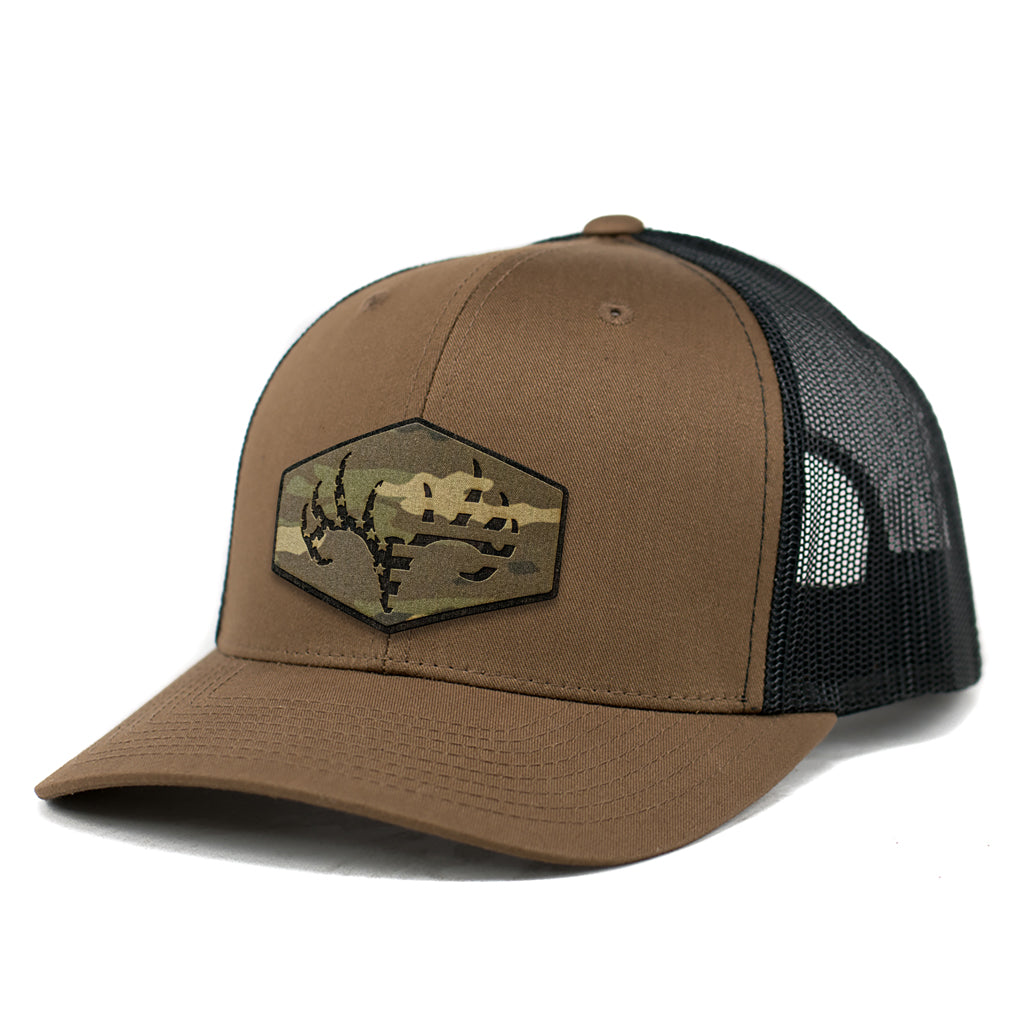 Freedom Stag Curved Bill Trucker Hat