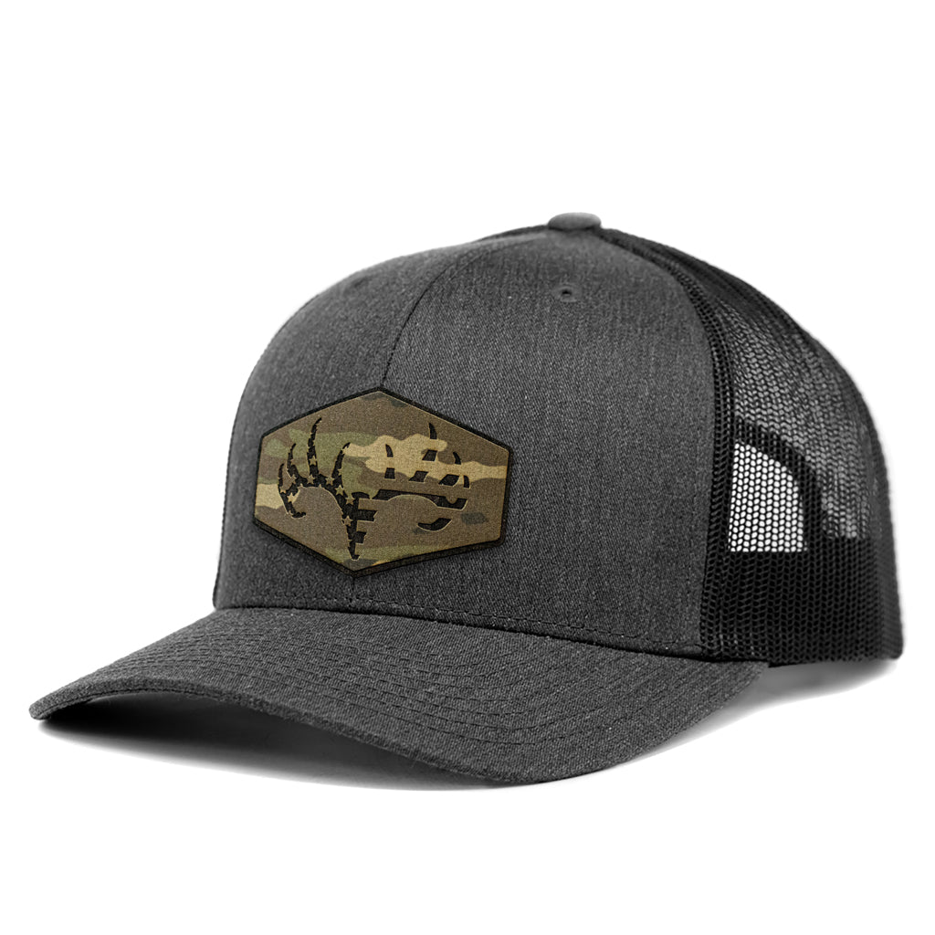 Freedom Stag Curved Bill Trucker Hat