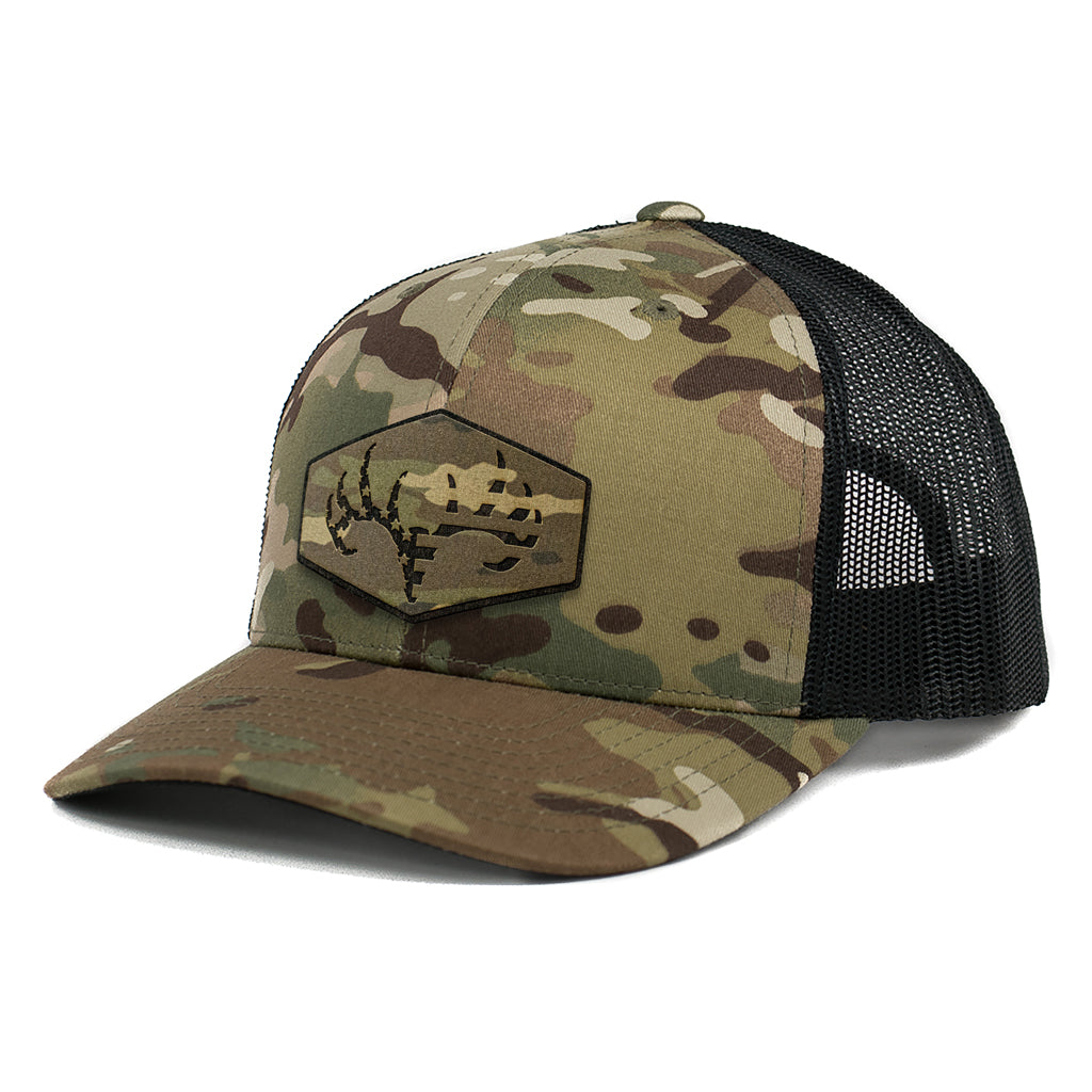 Freedom Stag Curved Bill Trucker Hat