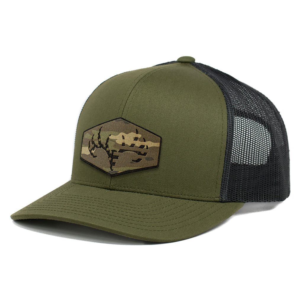 Freedom Stag Curved Bill Trucker Hat