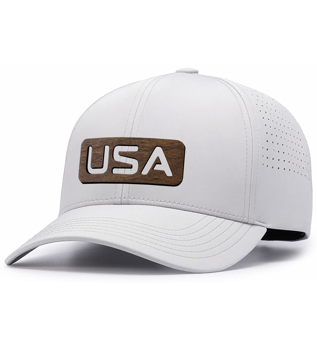 USA Patch Curved Premium Performance Hat