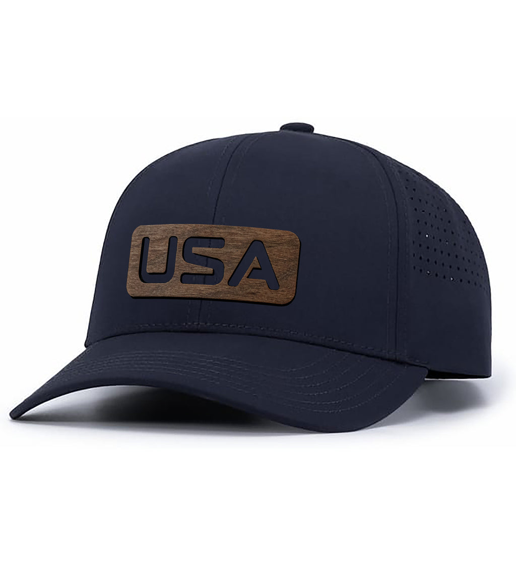 USA Patch Curved Premium Performance Hat