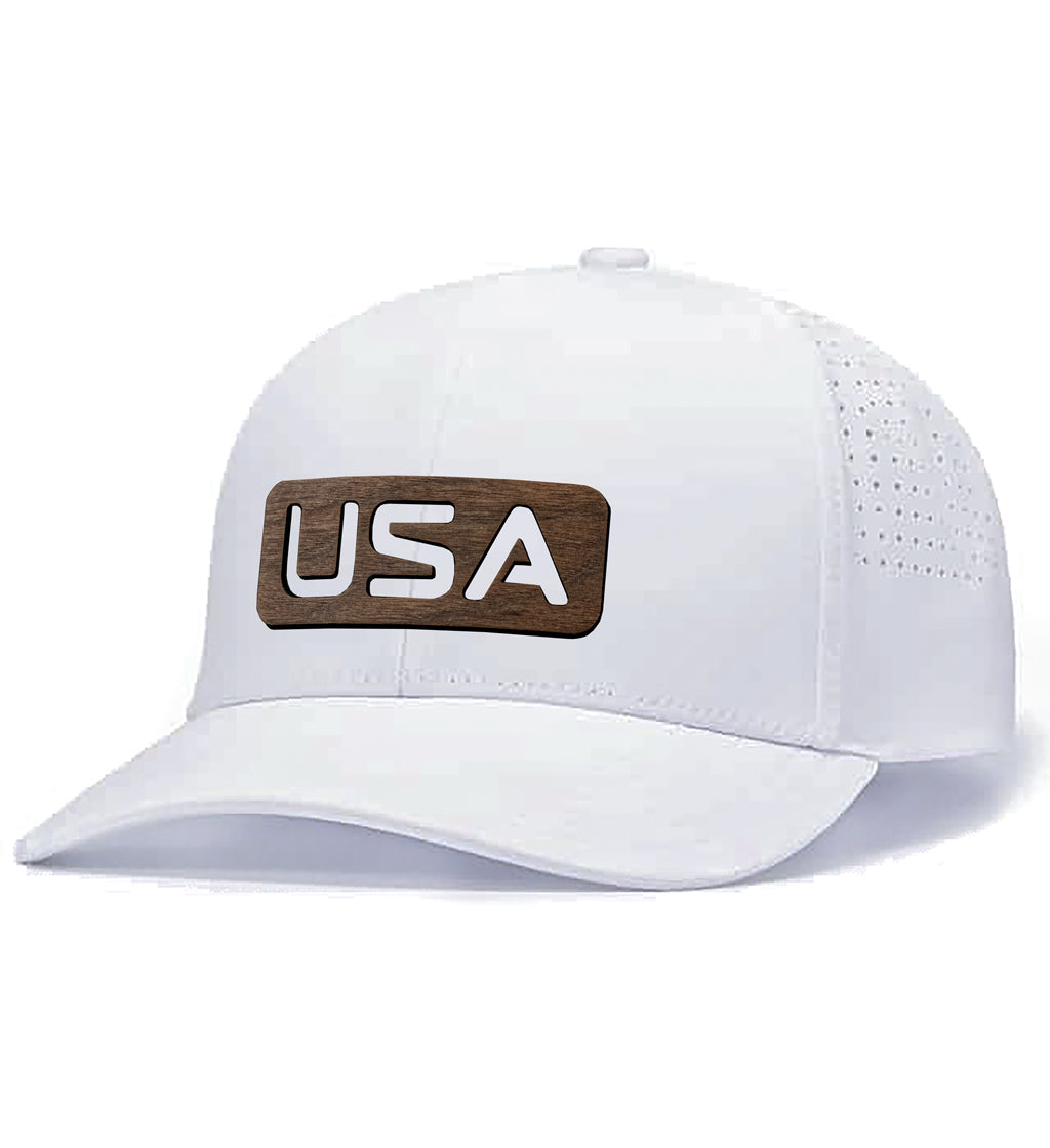 USA Patch Curved Premium Performance Hat