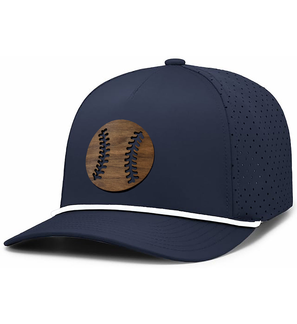 Baseball Patch Curved Performance Rope Hat