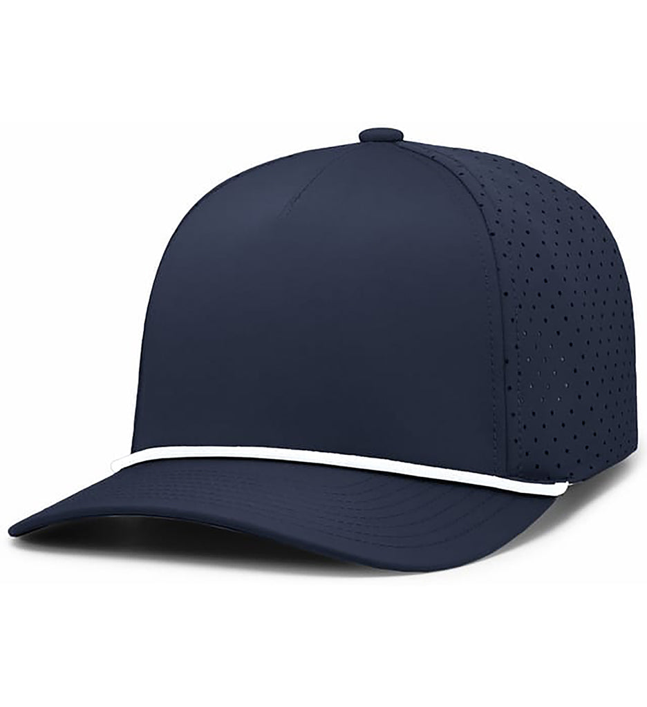 Florida Gator Leather Curved Performance Rope Hat